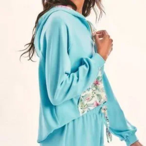 Love Shack Fancy Swim New Loveshack Fancy X Hurley Zip Up Hoodie